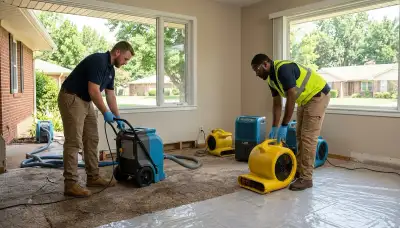Water damage restoration team serving Tulsa, OK for emergency cleanup and repairs