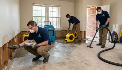 Water damage restoration services in Tulsa, Oklahoma by local restoration professionals
