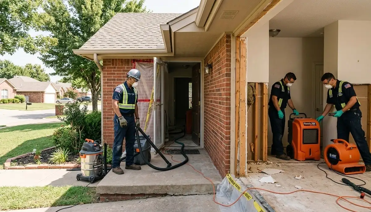 Water damage restoration service in Tulsa, OK for homes and businesses