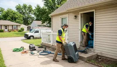 Water damage restoration team serving Tulsa, OK for fast water cleanup and drying