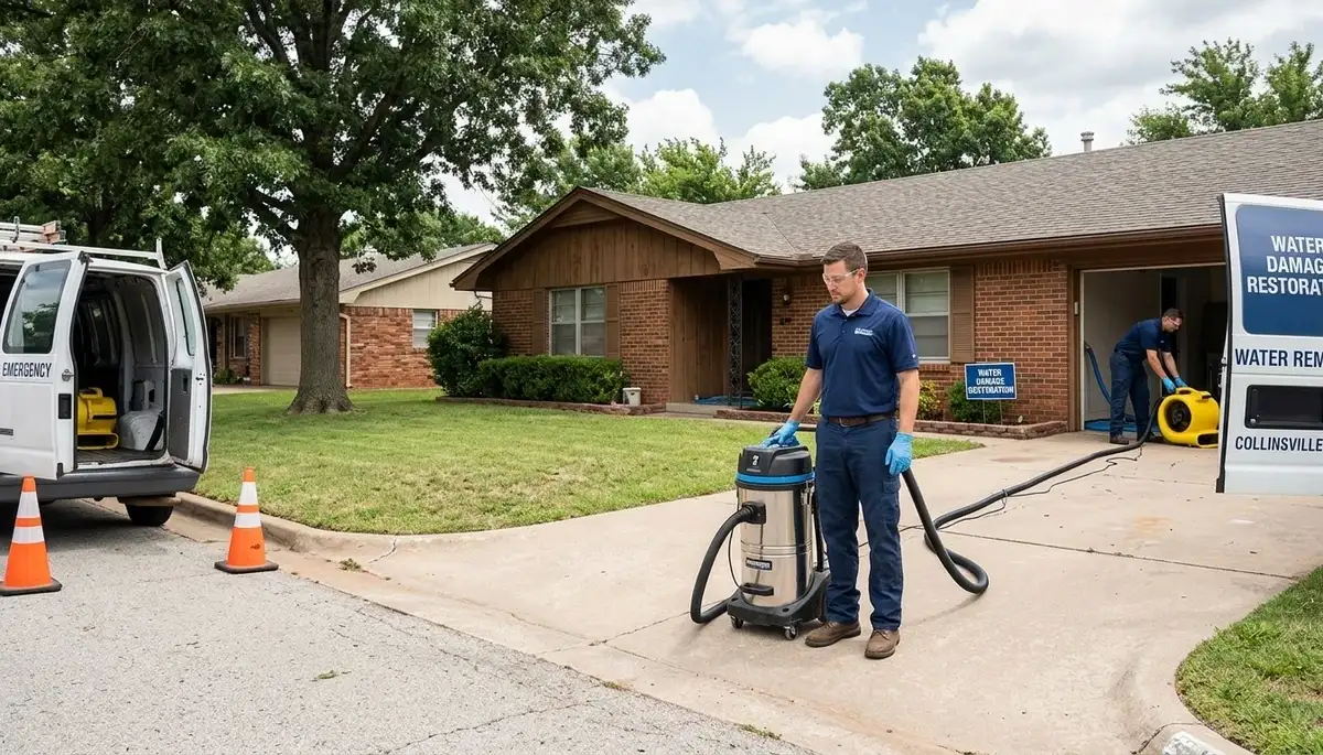 Water damage restoration team serving Tulsa, OK for fast cleanup and repair