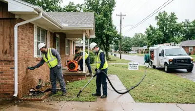 Water damage restoration team in Tulsa, OK serving homes and businesses