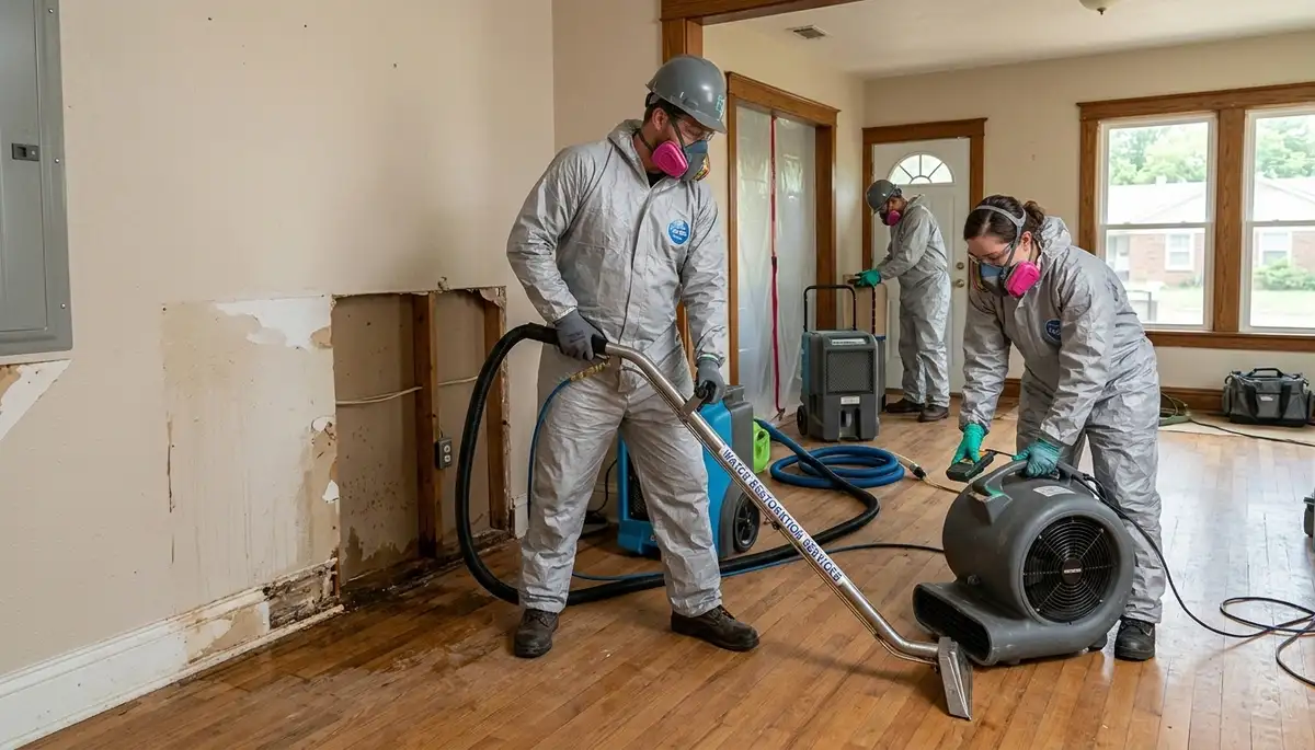 Water damage restoration team serving Tulsa, OK with professional cleanup and drying services