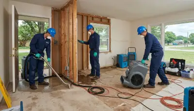 Water damage restoration services in Tulsa, OK