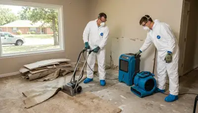 Water damage restoration team serving Tulsa, OK for fast flood and cleanup services