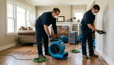 Water damage restoration team in Tulsa, OK handling emergency cleanup and drying services