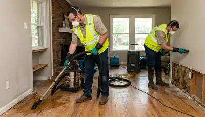 Water damage restoration team serving Tulsa, OK for fast water extraction and cleanup
