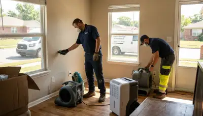 Water damage restoration team serving Tulsa, OK for fast cleanup and repair